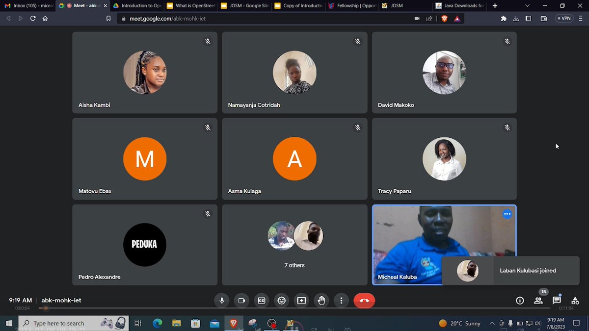 micheal_kaluba's tweet photo. I would Like to appreciate everyone who joined us on Saturday with the @youthmappers chapter @Muni_Mappers. It was great to have you all and looking forward to more engagements. https://t.co/pSzsgEO7p4