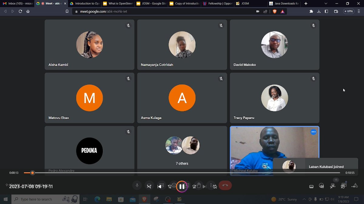 I would Like to appreciate everyone who joined us on Saturday with the <a href="/youthmappers/">YouthMappers</a> chapter <a href="/Muni_Mappers/">Muni University YouthMappers Chapter (MUYMC)</a>. It was great to have you all and looking forward to more engagements.
