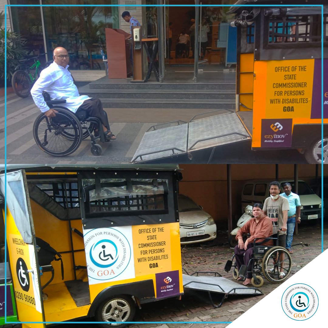 discommgoa's tweet photo. Breaking barriers, embracing inclusivity! 🌟 Goa's wheelchair-accessible e-rickshaw service is now a reality, thanks to the efforts of the Office of the State Commissioner for Persons with Disabilities. PwDs can now explore Goa with ease, accompanied by loved ones. Let's create https://t.co/C0JYwACukn