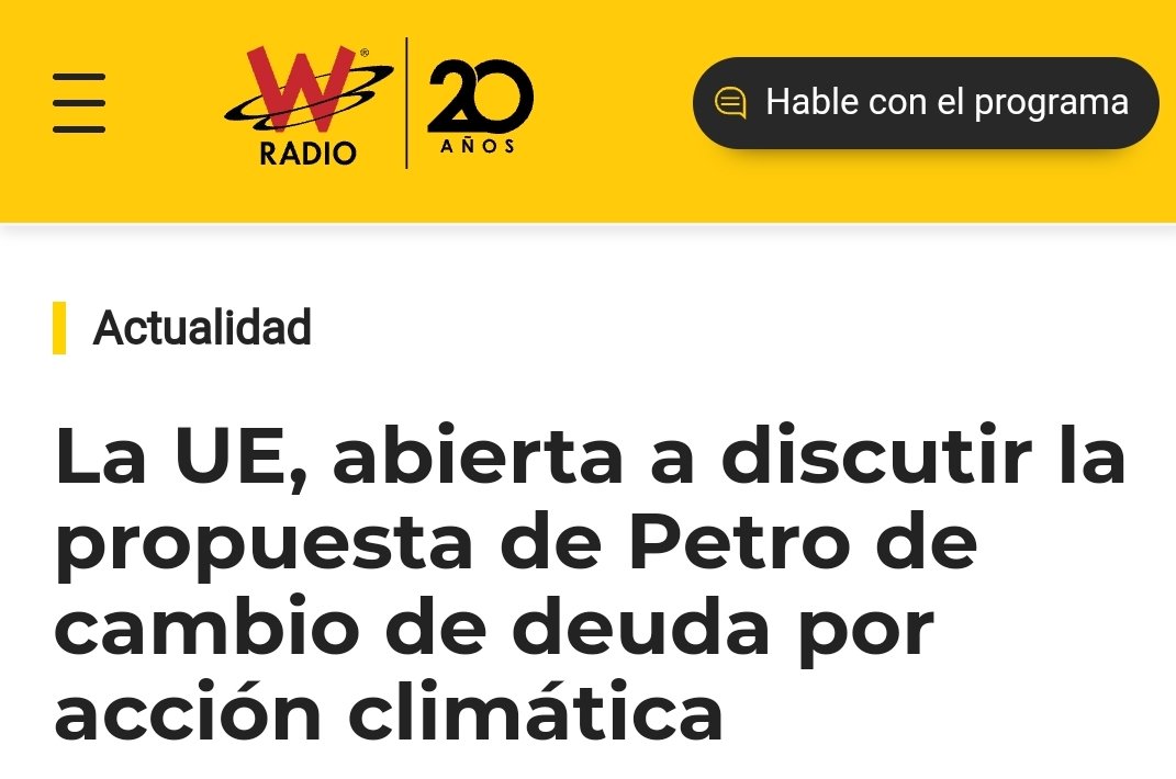 CamiloRomero's tweet photo. Hoy el mundo no ve a Colombia como un Estado que sólo solicita ayuda, como ha pasado décadas, sino como un Estado capaz de proponer y sumar a la humanidad frente a problemas como el del cambio climático.

Es la defensa de la vida convertida en un llamado y propósito universal. https://t.co/A53U5mI7ju