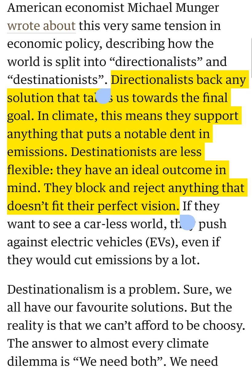 This is great. Don't be a destinationist.