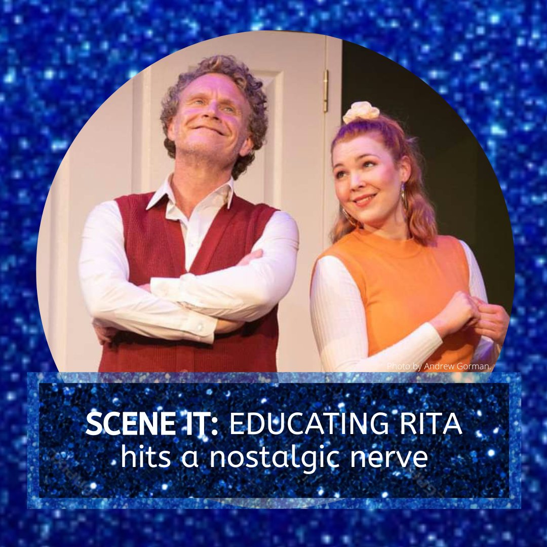 TheatreSceneCpt's tweet photo. #𝗦𝗰𝗲𝗻𝗲𝗜𝘁 𝗥𝗲𝘃𝗶𝗲𝘄: "The current production of Willy Russell’s classic play EDUCATING RITA at Theatre On The Bay unexpectedly hit a nostalgic nerve", says Marina Griebenow.

Run ends 15 July, tickets via @webticketsSA.

Full #SceneIt review here:
https://t.co/DJojanqGzK https://t.co/oOiUYJmaKu