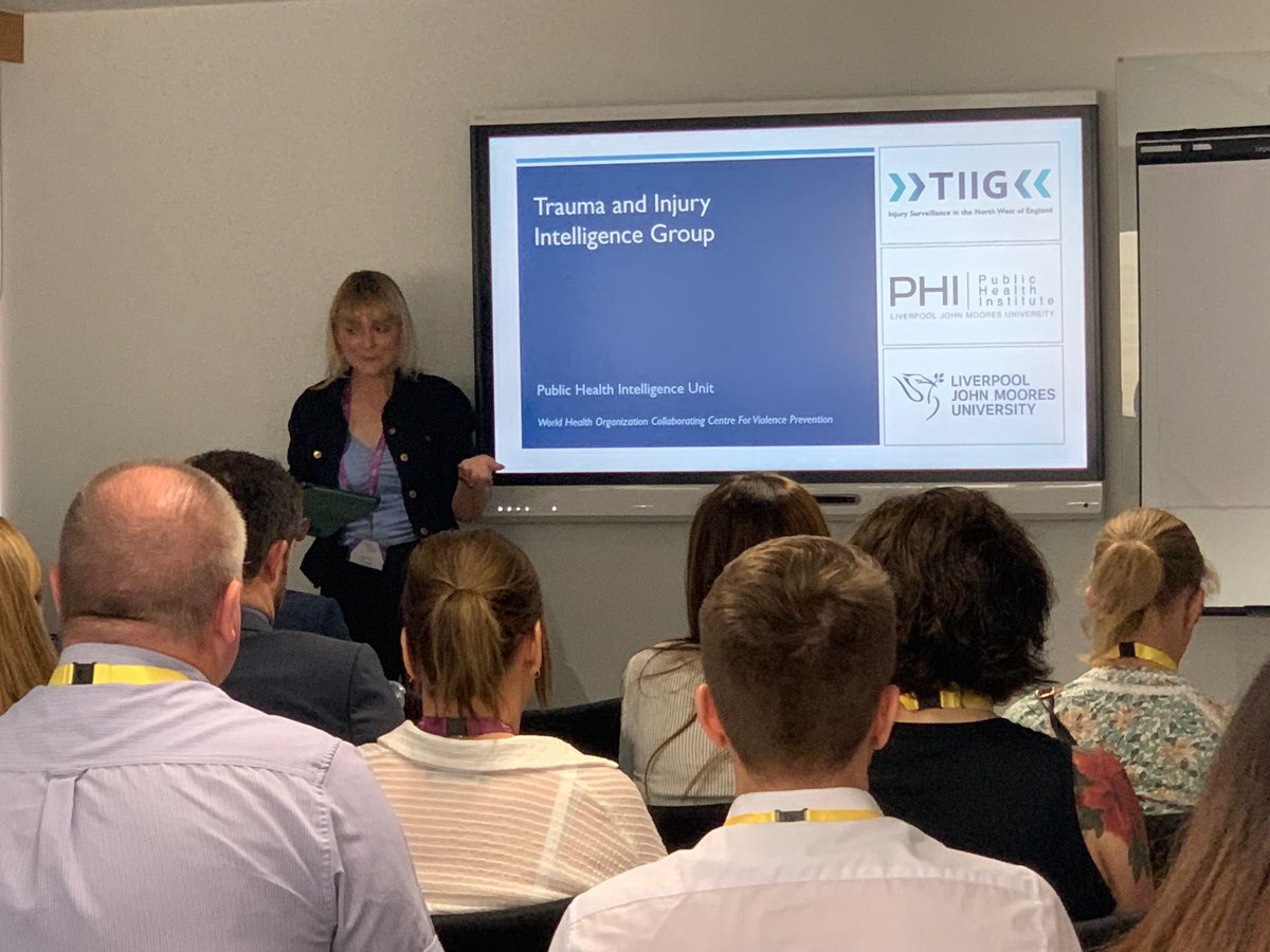 Violence Reduction Network LLR (@vr_network) on Twitter photo Dr Jennifer Germain from Liverpool John Moores University <a href="/LJMU/">Liverpool John Moores University</a>- WHO collaborating centre for violence prevention - provides a fascinating insight into their Trauma and Injury Surveillance System 
#REC2023 Dr Jennifer Germain from Liverpool John Moores University <a href="/LJMU/">Liverpool John Moores University</a>- WHO collaborating centre for violence prevention - provides a fascinating insight into their Trauma and Injury Surveillance System 
#REC2023