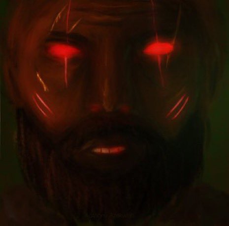 「My evolution of Ògún, the Òrìṣà of war a」|Anthony Azekwohのイラスト