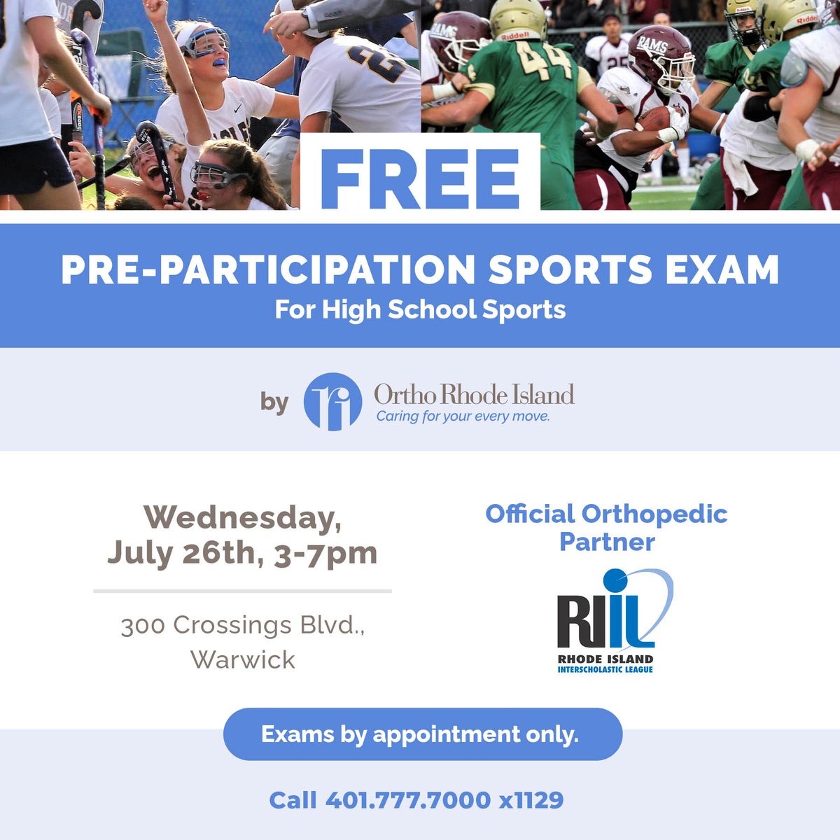 Ortho Rhode Island on Twitter "As the proud Orthopedic and Sports Medicine Partner of RIIL