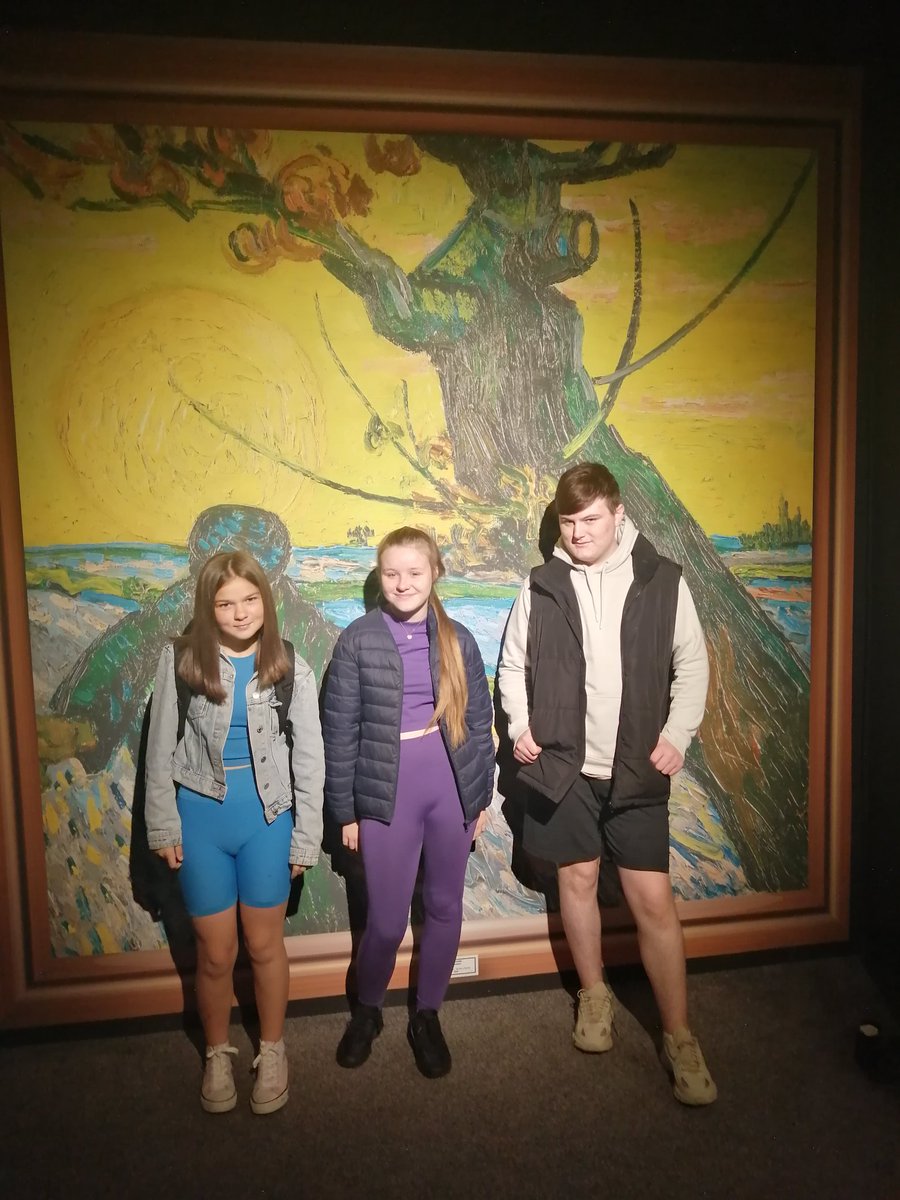 scoilchiarain1's tweet photo. Another trip out at Van Gogh Immersive Experience in Artane. Different group of students today but they loved the different installations and spectacular displays too. #vangogh #Julyprovision https://t.co/Ks5vuTDOYR