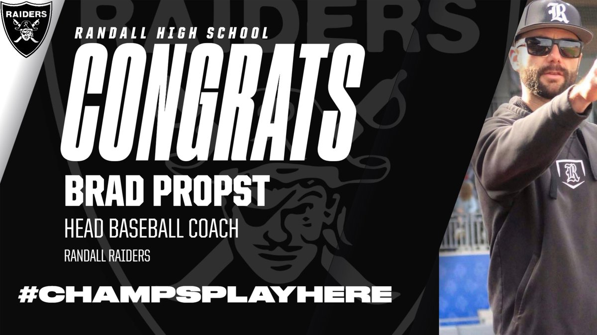 Congrats Coach Propst! The Randall Grad played collegiate baseball at Oklahoma State and was  later drafted by the Astros in the 2011 MLB draft.📷Tim Ritter. <a href="/PressPassSports/">Press Pass Sports</a> <a href="/lancelahnert/">Lance Lahnert</a> @KVIIsportsguy <a href="/MichaelDRoden/">Mike Roden</a> <a href="/CBrakebill/">Clint Brakebill</a> <a href="/kjdoyletv/">KJ Doyle</a> <a href="/806hsscmedia/">Jasone Pearson</a> <a href="/hpisani91/">Hart Pisani</a> <a href="/coachpropst/">Brad Propst</a>