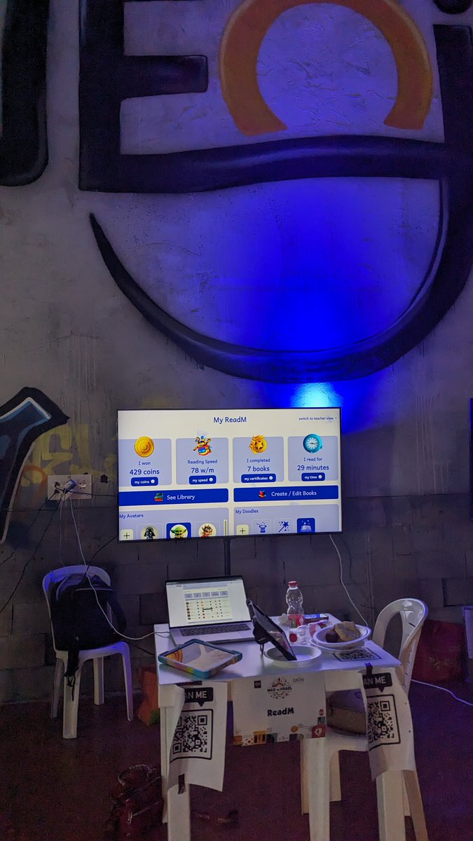 readm_app's tweet image. Thank you, NeojaLtd, for the opportunity to showcase our innovative reading app at the &quot;Mad in Israel&quot; Innovation Conference! 🇮🇱
Grateful for hosting such a remarkable event #Innovation #EdTech #AI #education #Reading #educationalapps