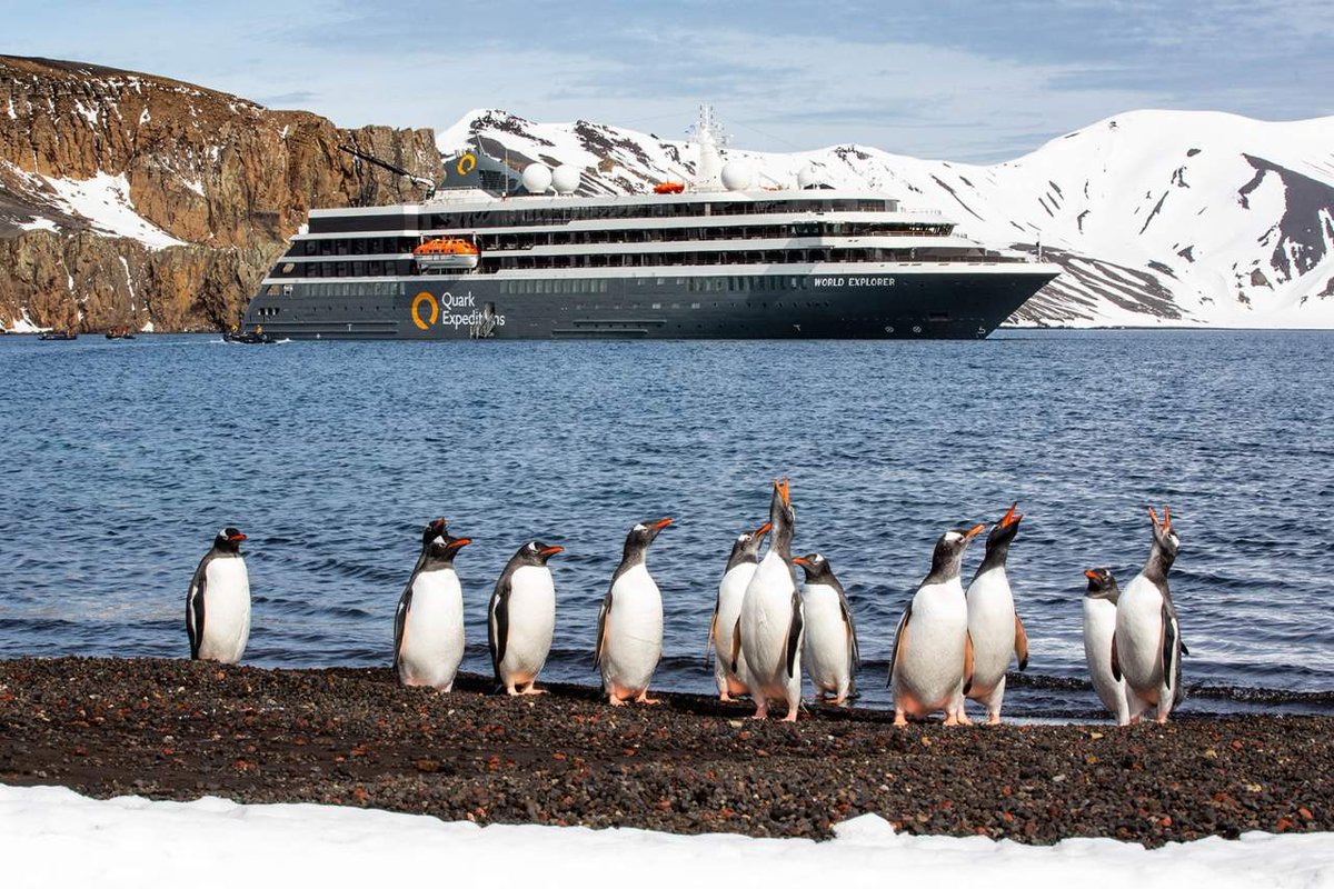 Exsustravel's tweet photo. Embark on an adventure to the edge of the world with Quark Expeditions' voyages to Antarctica and the polar regions, where the most rugged, remote, and unexplored regions of the world await. 🚢

Call us on 020 7563 1300 to book and save up to 30% off with no single supplement! https://t.co/11dEXbE13F