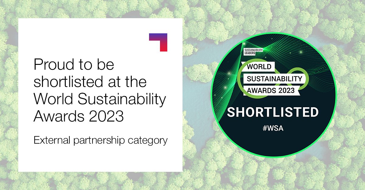 CGI_UKNEWS's tweet photo. We are delighted to be a finalist in the World Sustainability Awards 2023. We are recognised in the External Partnership category for the work we do in collaboration with academia through our SEEDS programme. https://t.co/iz57kjCQg2  

#WSA #sustainability #CGIforGood https://t.co/rTmYhBajbV