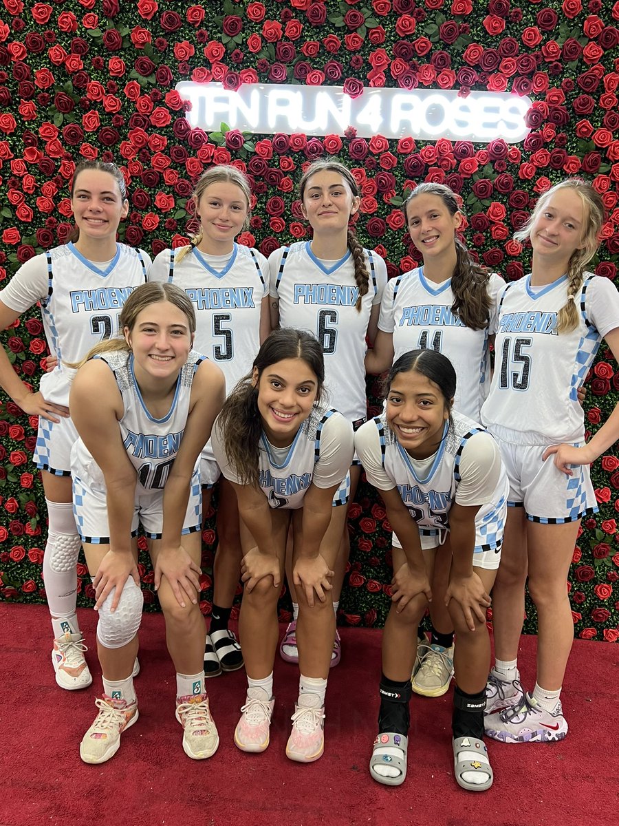 Phoenix Gold 17U plays so hard and never gives up! I’m so proud of the efforts they display every game! Our last game at Run 4 the Roses is at 10:16 tomorrow on Court 52! #phoenixProud #highLevelBall #youngTeam @CoachLTid @holmes_beverly
