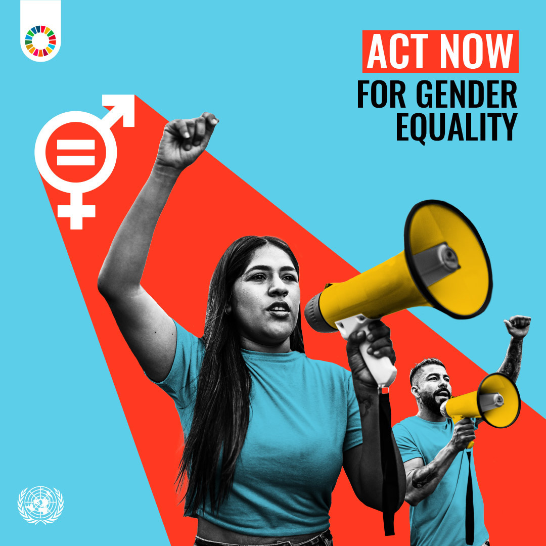 🚨Reminder🚨
The distance to equal is long and time is short.

Let us #ActNow to reach #GenderEquality NOW.
Are you with us?

Via <a href="/GlobalGoalsUN/">Global Goals</a>