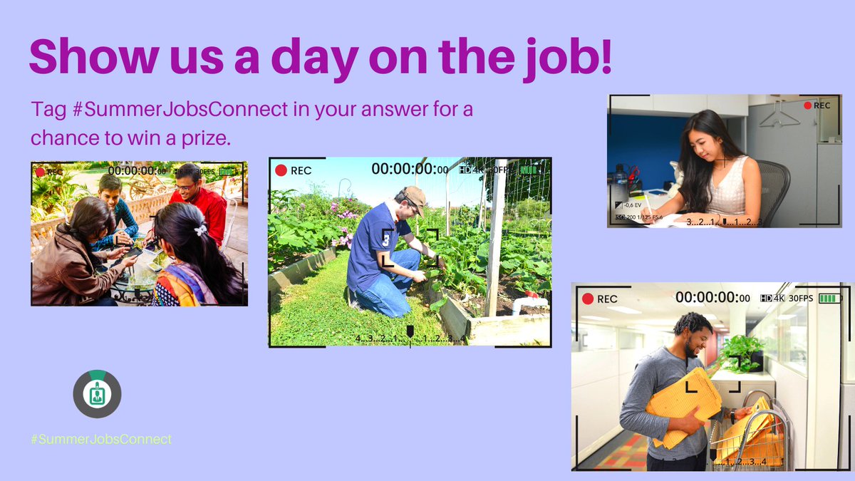 CFEfund's tweet photo. 🤳Show us a day in your SYEP job! Tell us about your exciting workday through videos, pictures, or vivid descriptions! What makes your job special? 😎 Don't forget to tag #SummerJobsConnect for a chance to win cool prizes and be featured! 🎉 https://t.co/awU9J0lppr