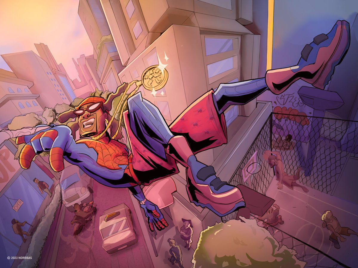 iconsnorbas's tweet photo. I really enjoyed making this spider-man artwork the way I imagined a spider-verse character! I used some painting techniques that I've been studying and I really enjoyed the result!

#spiderverse #spidermanintothespiderverse #spiderversedraw #spidermanilustration  #digitalart https://t.co/cyVovBYkCL