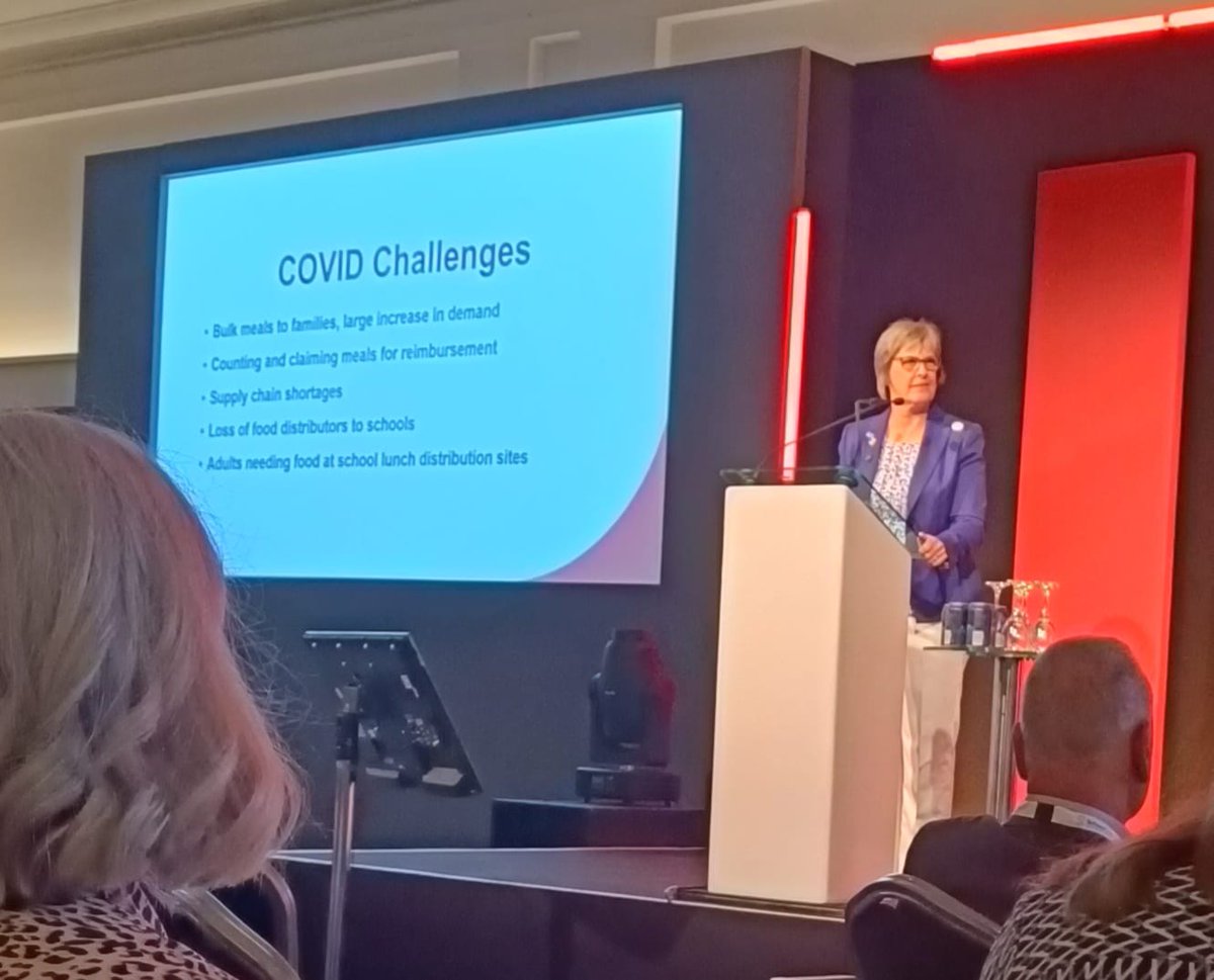 urbanschoolfood's tweet photo. While at @LACA_UK's Main Event, Dr. Wilson also presented alongside colleague Stephen Menyhart on the challenges and opportunities in the #schoolfood system in the US and UK. 

"The need to value school meals and the people that make them happen is something we all strive for!" https://t.co/SAHa2my5D6