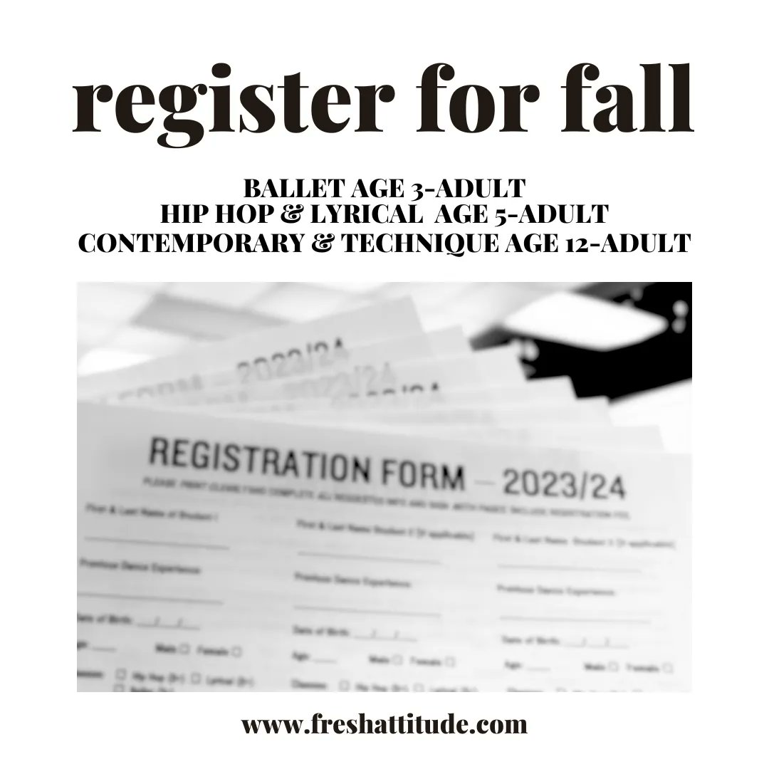 FreshAttitudeWA's tweet photo. We are currently accepting registration for our next dance session, beginning in September.

Classes occur once weekly &amp; last for just shy of an hour (55 minutes).

Registration fee is $20.

Visit https://t.co/tt2uoORUXi to print your form.

Please contact us with any questions! https://t.co/wOz1XYKwlE