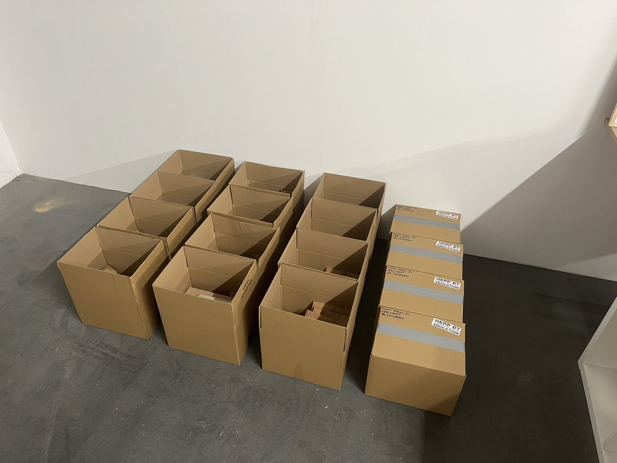 heppdt's tweet photo. What a day in the workshopโฆ countless boxes of materials being shipped out to you lovely people! Some for the last few weeks of school, others to start the new school year off in September! #materialpacks #videoinstructions #materials #uncut #precut #bespokeforyou #primaryDT https://t.co/WRRqeDH9y0