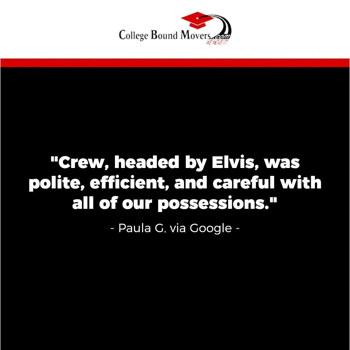 CollegeBoundMov's tweet photo. Polite, efficient, and with care: That's the kind of service that makes a move seamless! Thanks for sharing, Paula.

#CollegeBoundMovers https://t.co/Loc46pj1nI
