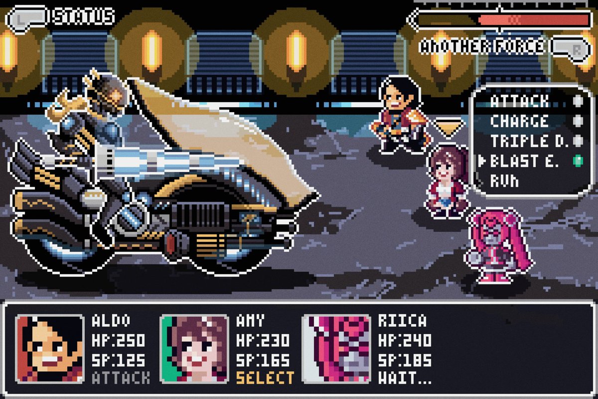 spantst's tweet photo. What if "Another Eden" was released on GBA?🕹️✨

#fanart #anothereden #pixelart  #pixelartwork #pixelartist #retro  #digitalart #digitalartwork #ドット絵 #アナザーエデン https://t.co/lhX4oRjhoC