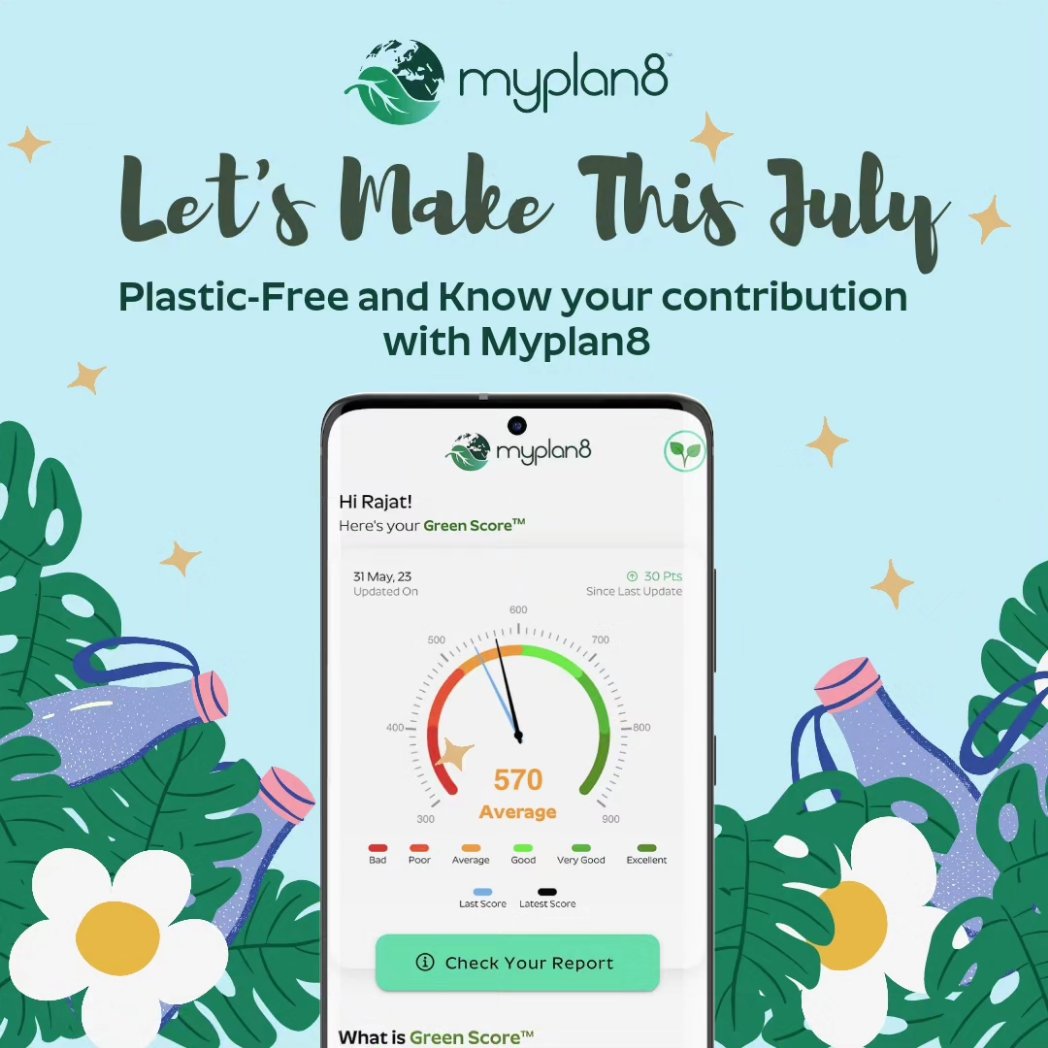 myplan8_earth's tweet image. 🌍🚫 Make July Plastic-Free! Join the Movement! 🌱💚
Plastic pollution is wreaking havoc on our ecosystem and endangering precious wildlife. But together, we can take a stand and reduce our reliance on single-use plastic.
#PlasticFreeJuly #SayNoToSingleUsePlastic #GreenScore