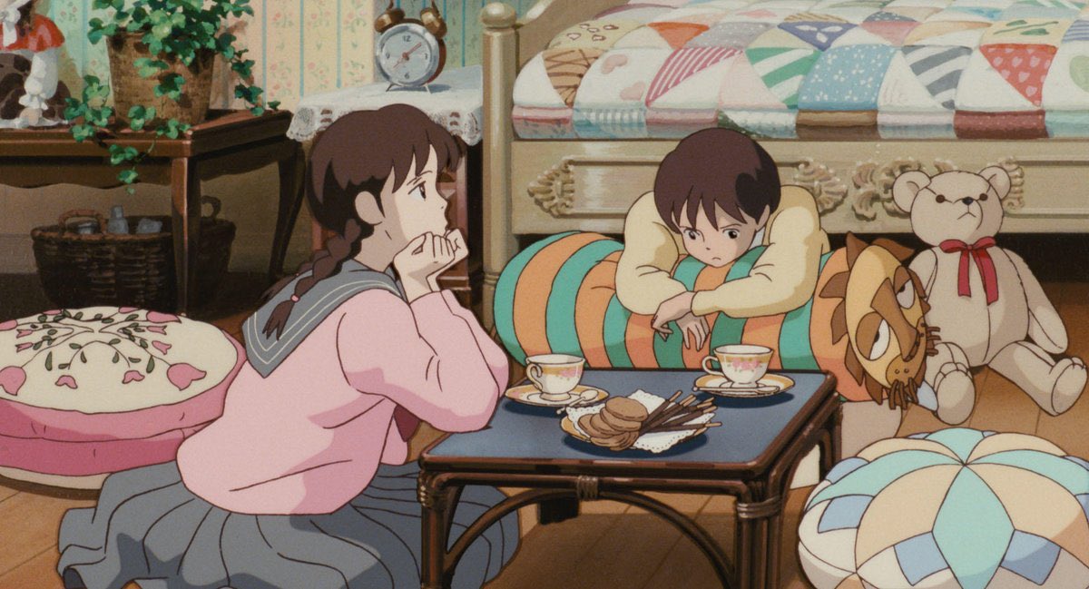 anime_'s tweet photo. Girls' bedrooms in Studio Ghibli films https://t.co/uvLIMRhCNQ