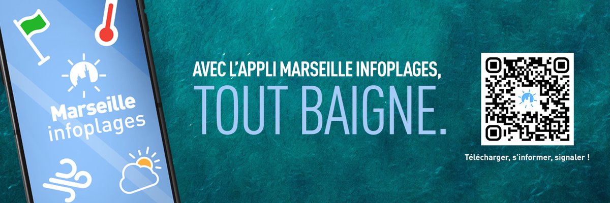 khodjerane's tweet photo. Téléchargez Marseille infoplages, l’application destinée à informer le grand public de la qualité des #eaux de #baignade de 16 plages de #Marseille.
👉En un clic, l’usager accède à des infos en temps réel : qualité de l’eau, couleur du drapeau, conditions météo, indice UV, etc. https://t.co/wiHBZTUw2Y