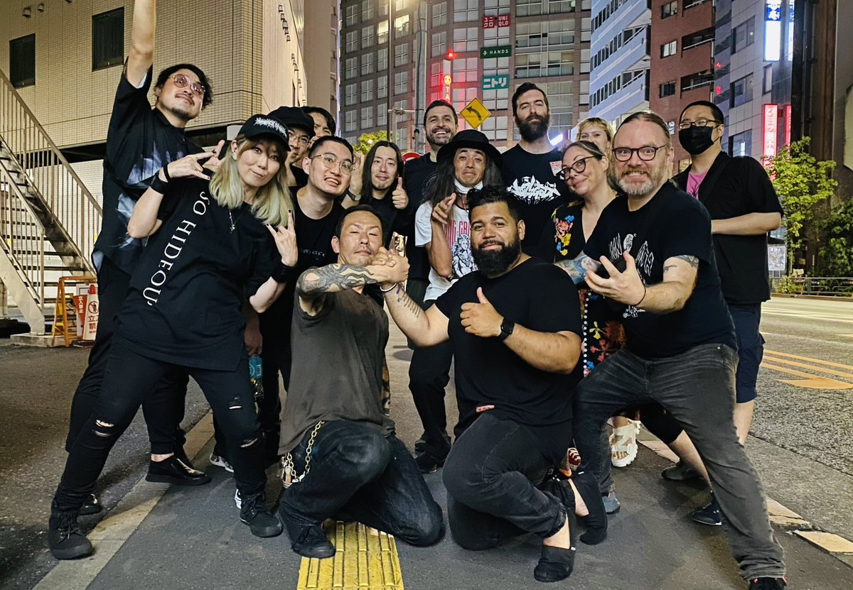 Presenceofsoul's tweet photo. 昨日お越し頂いた皆様ありがとうございました!念願の共演で圧倒的ステージのSEEK、機材トラブルの所快く貸してくれたVision of Fatima、2回目の共演TRIKORONA、新メンバーライブは初見だったwombscape、そして音源より断然迫力のSo Hideous最高でしたー!!リョウくん誘ってくれてありがとう!! https://t.co/D69i664DR4