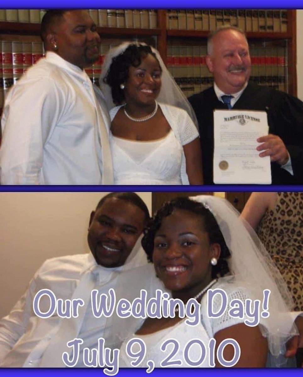 MrsBeauTifful_1's tweet photo. Happy Anniversary to my wonderful husband. Here’s to many many more blessed years! 7-9-2010 #13yearsofMarriage #LoveYou #TheWileys #Est2010 https://t.co/SgUg4dJOZO