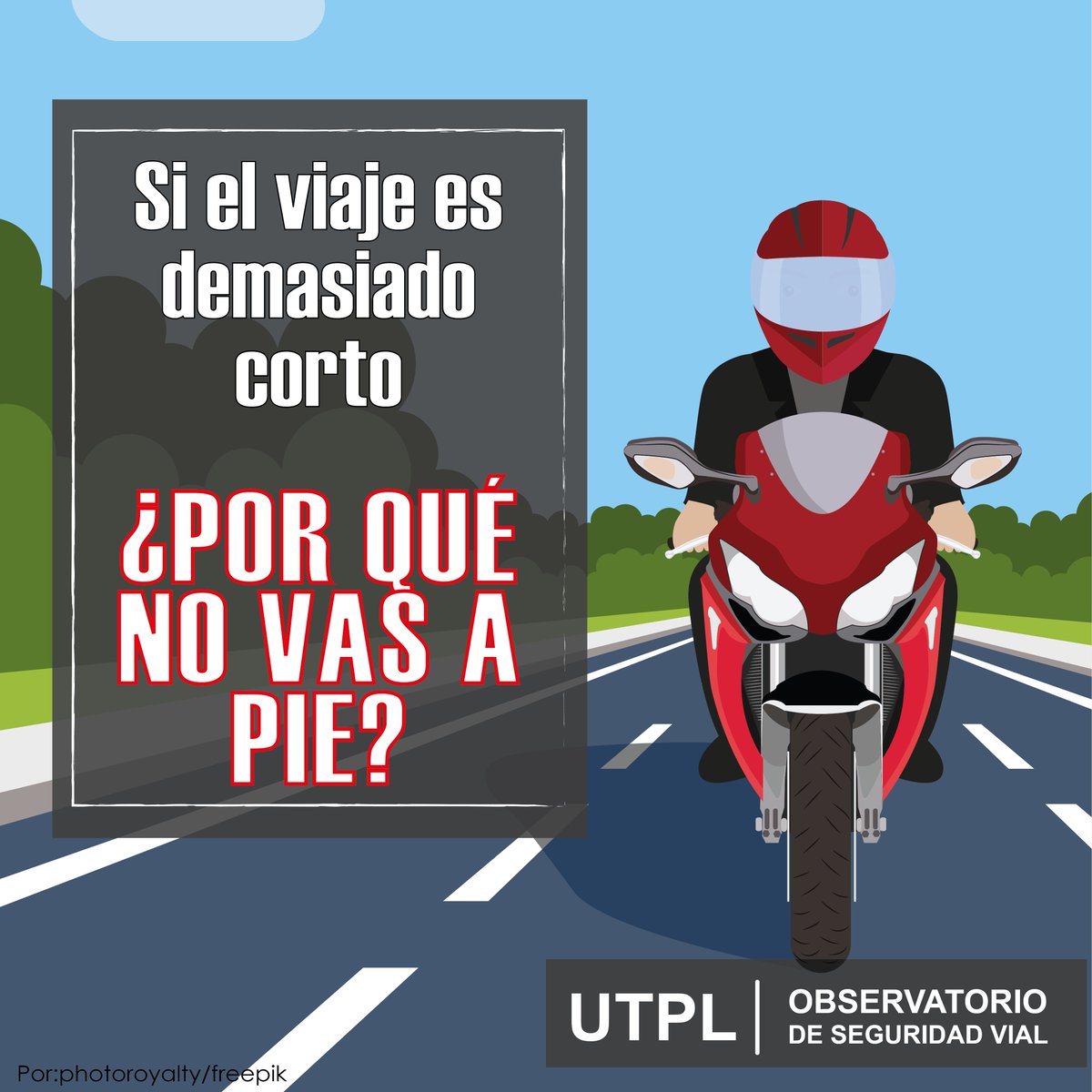 Observatorio de Seguridad vial UTPL tweet media