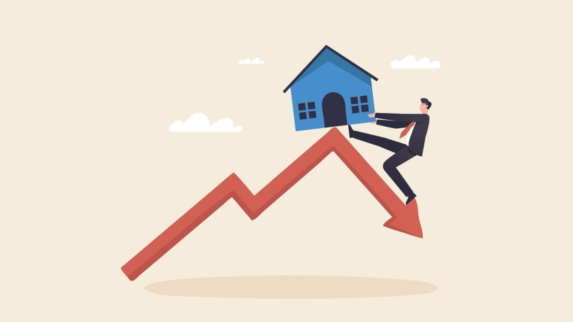 Op het hoogtepunt van de markt vorig jaar kostte een gemiddelde koopwoning €448.000. Die prijs daalde naar €394.000 in het eerste kwartaal en steeg weer naar €410.000 in het tweede kwartaal van dit jaar. Na driekwart jaar van dalende huizenprijzen stegen de prijzen dit