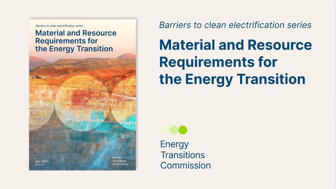 Scaling up supply of #CriticalMinerals for the energy transition quickly and sustainably will be crucial in the coming decade.

Our upcoming report #MaterialsAndResources dives into the key challenges and actions needed to achieve this.

Coming July 20th📆