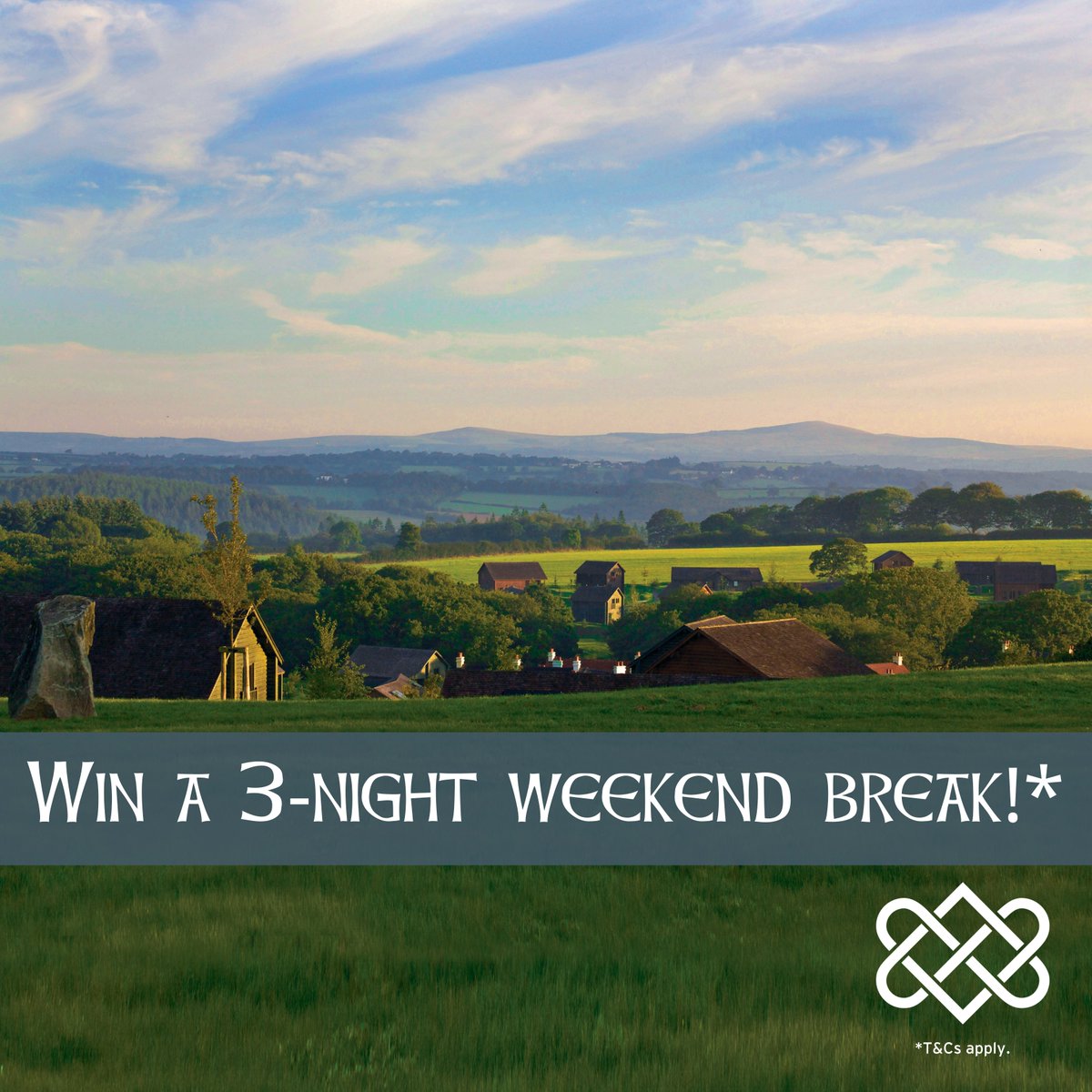🤩 Competition Time! 🤩 Monday just got better! We're giving you the chance to win a 3-night weekend break arriving 14th July. 💙 Enter here for your chance to win 👉 bit.ly/3POjvMo *T&Cs apply.
