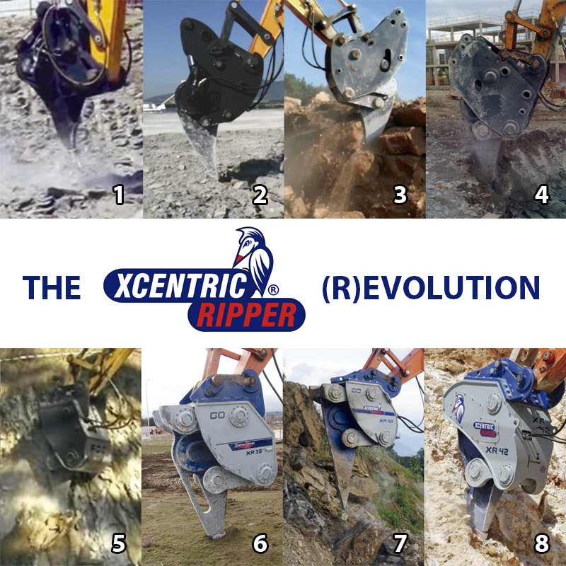 Xcentric_Ripper's tweet photo. THE XCENTRIC RIPPER (R)EVOLUTION
Its evolution over the years. From the end of 2009 until today. More info: https://t.co/fB88m8tlGr
#xcentric #excentric #eccentric #ripper #excavator #attachment #excavation #breaker #hydraulic #demolition #dredging #tunneling #mining https://t.co/z0nPOaeKRi