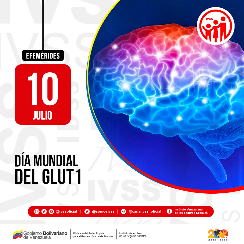 Somosivss's tweet photo. Día Mundial del Déficit de Glut1, un trastorno genético poco frecuente que afecta al metabolismo del cerebro, impactando en su desarrollo y funcionamiento. Causa un amplio rango de síntomas neurológicos.#PorAmorALaPatria https://t.co/MPz7rGPgum