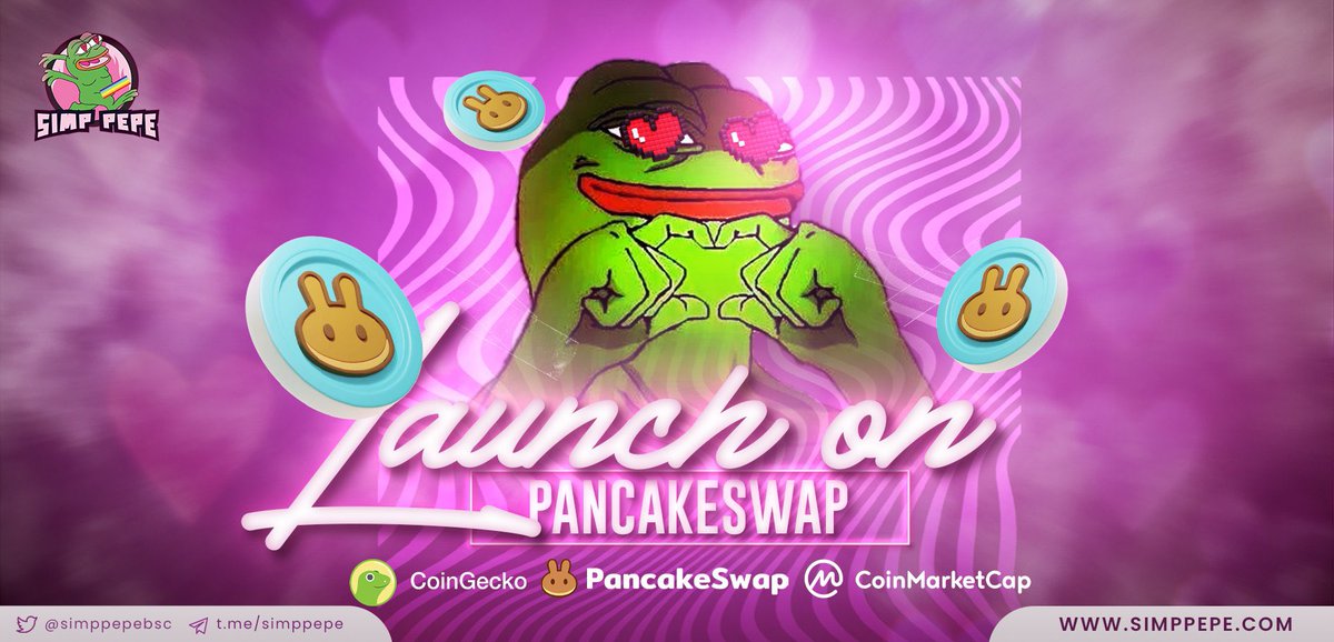 SIMPPEPE LAUNCH TODAY DONT MISS OUT 
Based team's last project 30x 
Trending everywhere 
Big marketing 
5/5 fees 55k market cap 

t.me/SimpPepe
dextools.io/app/en/bnb/pai…

#simppepe #pepe #BSC