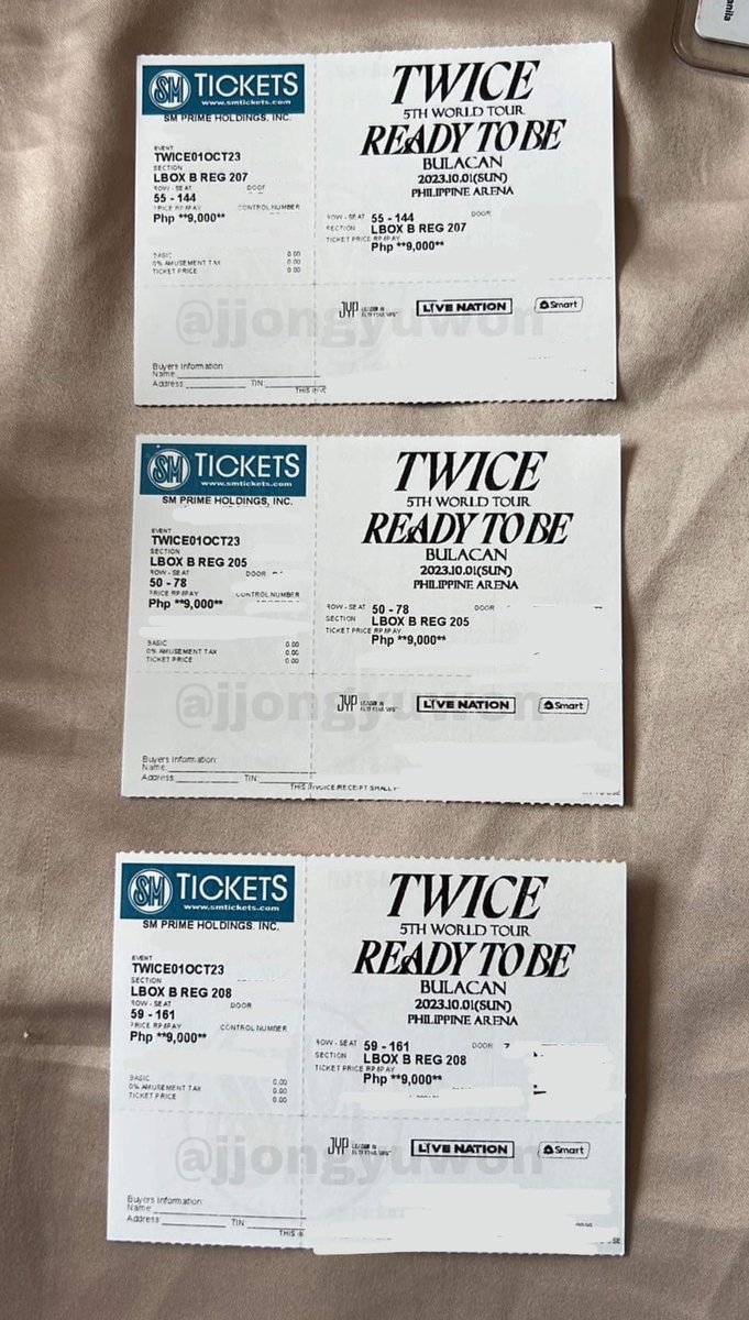 wts lfb twice ready to be in bulacan day 2 LBB REG 205 (reserved) LBB REG 207 LBB REG 208 (reserved) 💸: SRP + 100 online fee ✅Meet up ✅Payment upon meet up DM me! rfs: for a friend nakahanap na sila vip tix #TWICE_5TH_WORLD_TOUR_BULACAN #TWICE_5TH_WORLD_TOUR