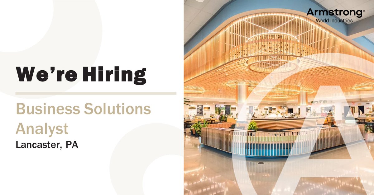 We are hiring in #Lancaster, PA. As our Business Solutions Analyst, you will be responsible for providing expertise in the development of our digital and technology plans. If you have experience in technical analysis or process management, apply now bit.ly/3PAWpcg