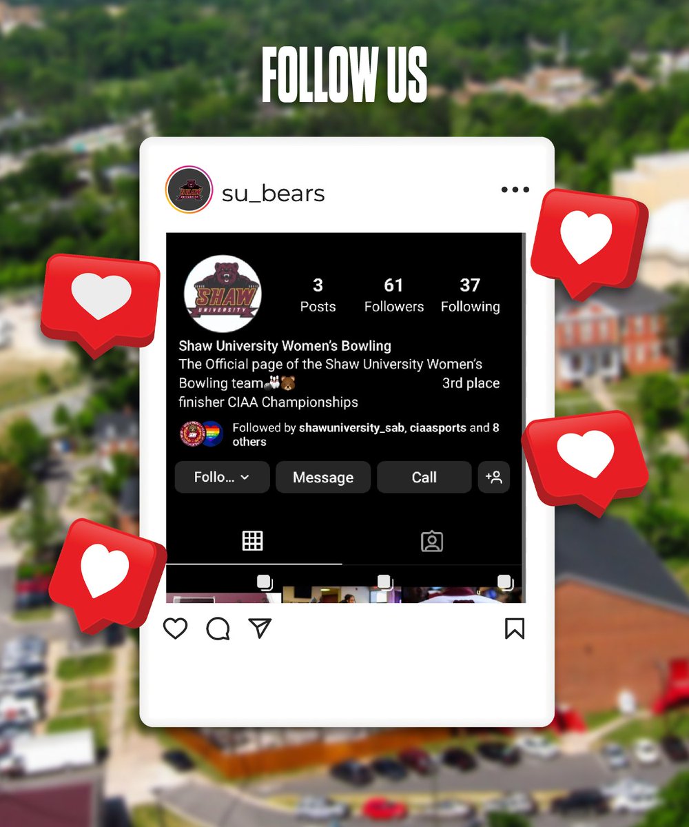 ShawBears's tweet photo. Shaw Lady Bears Women's Bowling is new to Instagram. Give them a follow. 

#ShawBears | #HBCUSports https://t.co/08xdVUxBmK