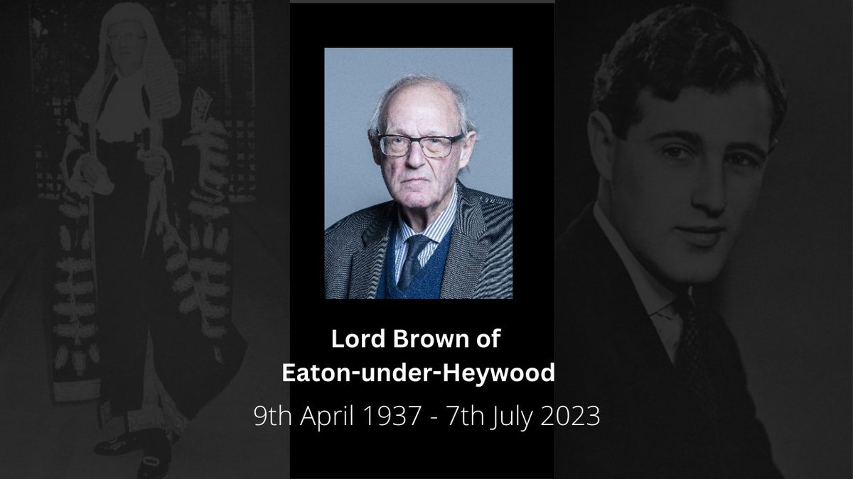 39EssexChambers's tweet photo. It is with profound sadness that we share the news of the death of Lord Brown of Eaton-under-Heywood. Simon is remembered by colleagues in these Chambers for his wit, wisdom, intelligence, humour and formidable powers of persuasion.

https://t.co/ggTBWCPPxj https://t.co/XKve3flVwh