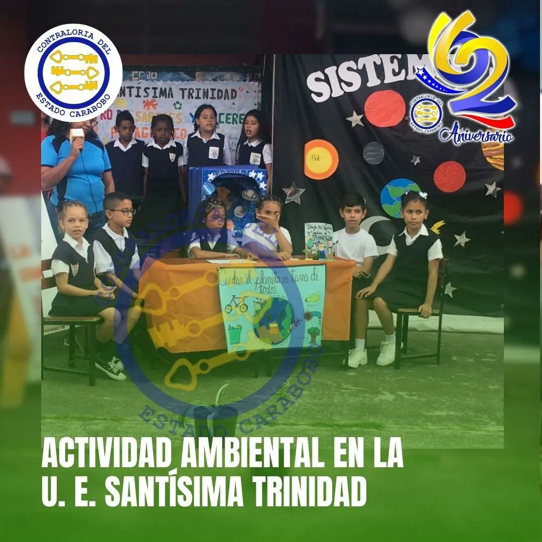 CECarabobo's tweet photo. La Oficina de Atención al Ciudadano siguiendo instrucciones del Contralor del estado Carabobo @DIDALEJAN realizó actividad Ambiental organizada por la U. E. Santísima Trinidad del municipio Los Guayos. https://t.co/j5FcHfqalo