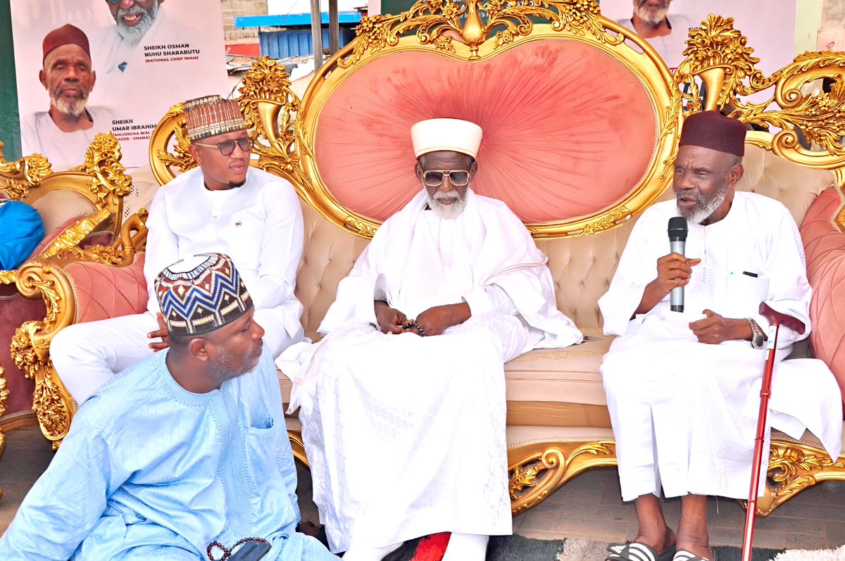 sadiqabdulaiabu's tweet photo. Glad to have been joined by led in prayers by two of Okaikoi Central Constituency’s most revered constituents, the National Chief Imam of Ghana &amp; the National Chief Imam of Ahlul Sunnah Wal Jamah, Sheikh for  my Islamic thanksgiving service following my victory in the primaries. https://t.co/ofaxlb2czF