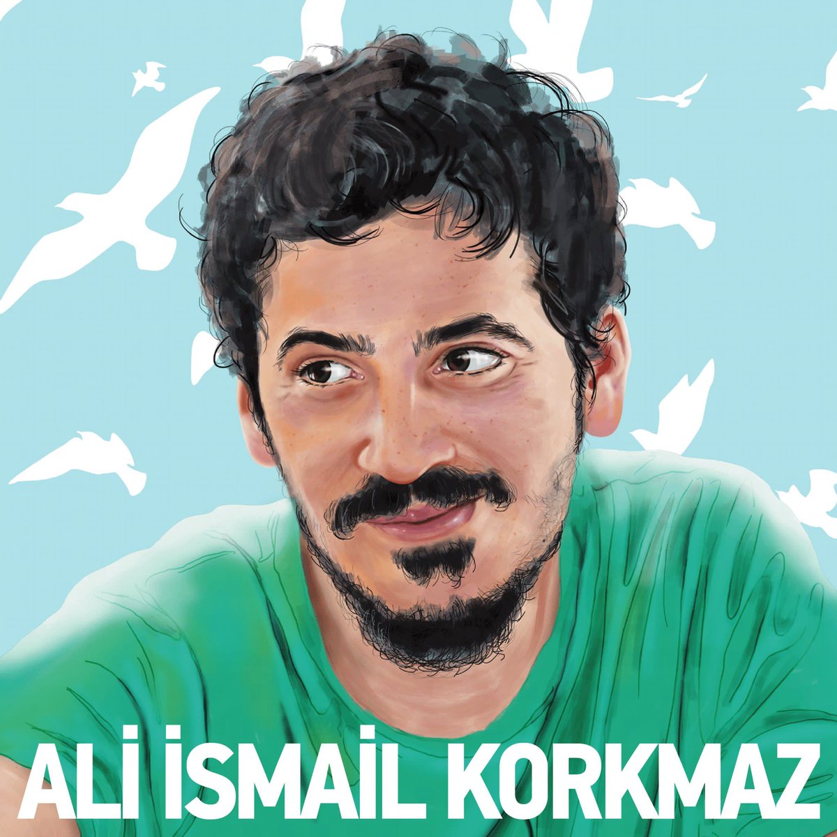 Düşlerinde özgür, sevgi ve barış dolu bir dünya   #AliİsmailKorkmaz hep 19 yaşında!