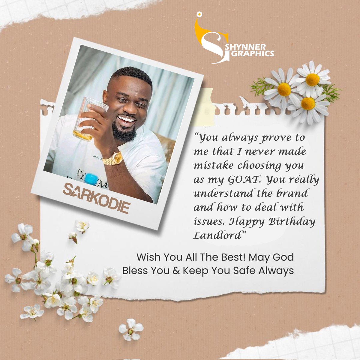 ShynnerGraphics's tweet photo. Happy birthday 🎉 Idol. Stay blessed @sarkodie ❤️ https://t.co/53VcMv2MMF