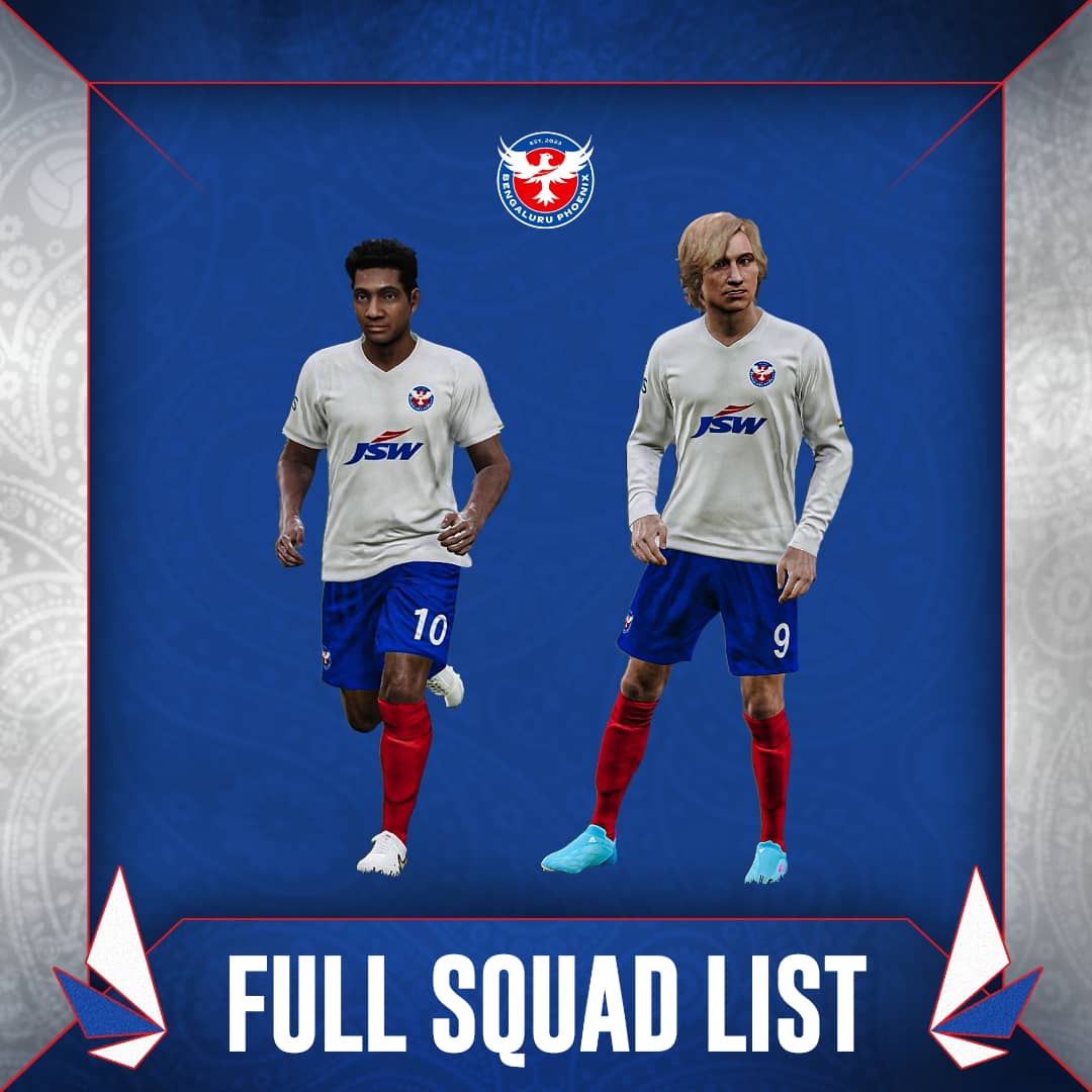 nammablrphoenix's tweet photo. 🔥 Our Squad 🔥

Familiarise youself with the @BengaluruPhxFC squad, who are competing with everything they've got in @1FFOfficial 💯

Stay tuned for more updates and facts about these special players 🌟

#Football #OneFutureFootball #1FF #Bengaluru #BengaluruPhoenix https://t.co/mNR69sTfDm