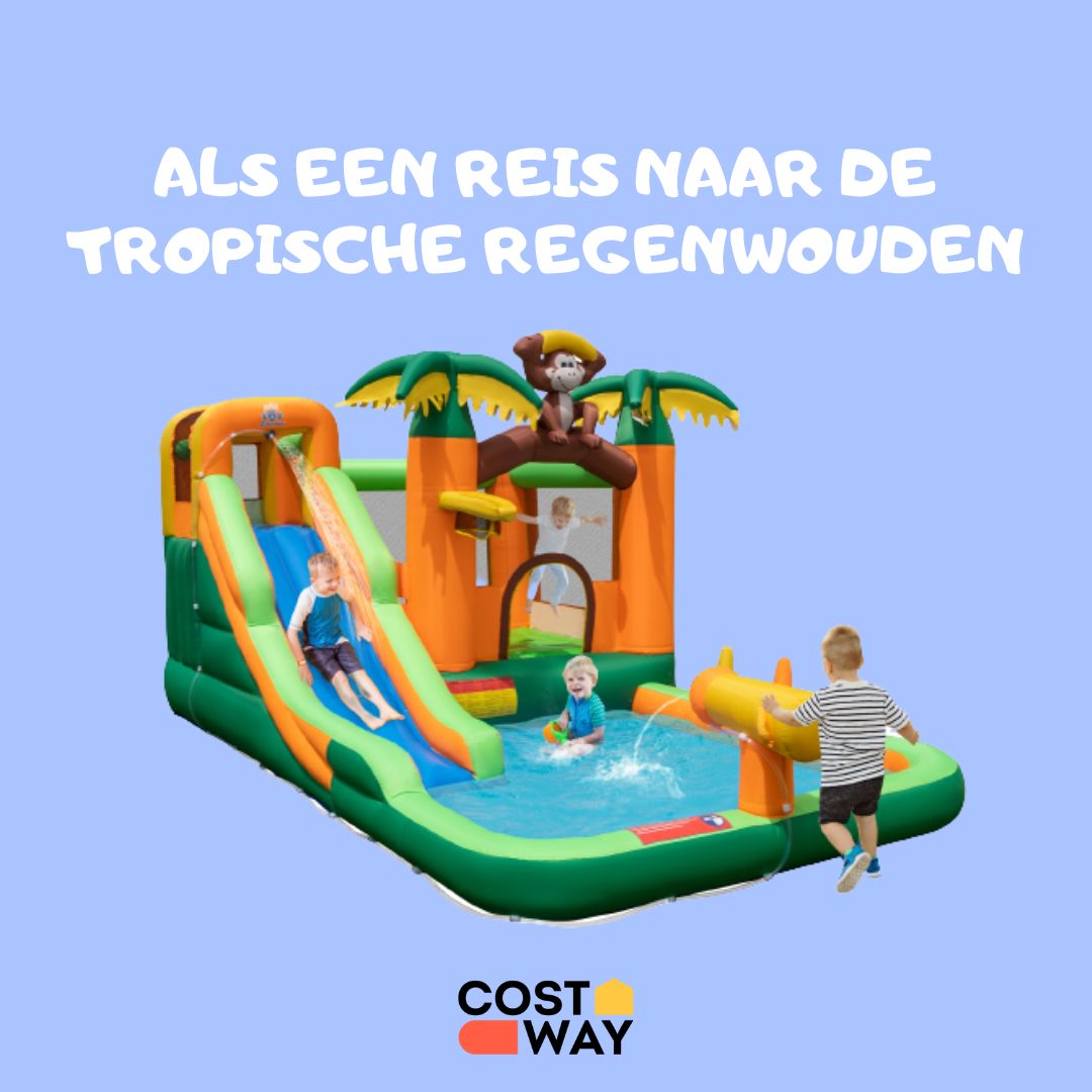 CostwayNL's tweet photo. Deze opblaasbare kasteel is gedecoreerd met apen en palmbomen en brengt de levendigheid en plezier van de tropen🌴🐒
Kom snel meedoen en laat de vreugde van het tropische avontuur je feest vullen!🎉
🎁21396805 👉https://t.co/PZe8PZqhOQ
#kinderen #fun #kids #springkussen #party https://t.co/9qkclulQmb