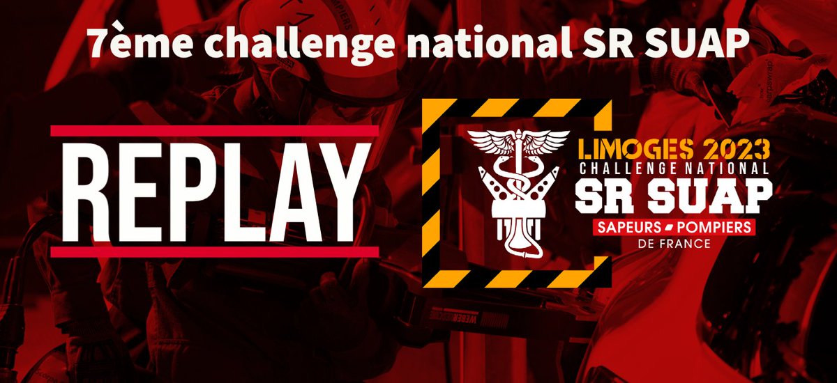 #CNSR2023 | Cette année, le Challenge National de Secours Routier et de Secours d’Urgence aux Personnes s'est déroulé du 21 au 24 juin 2023 à Limoges, organisé par <a href="/Sdis_87/">SDIS 87 (compte officiel)</a> et <a href="/Udsp87/">UDSP 87</a>. 

Les replay sont disponibles ⬇️
youtube.com/playlist?list=…