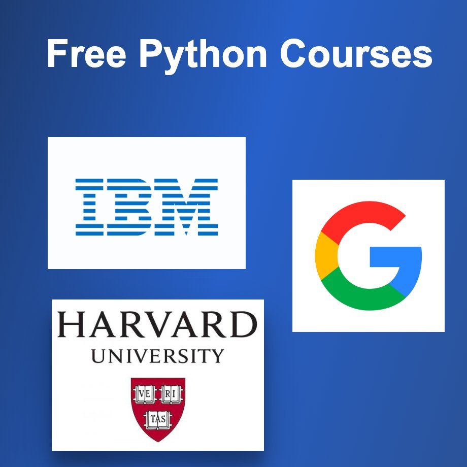 python_spaces's tweet image. Python is highly used in Machine Learning and AI!
Luckily, You can master Python for FREE from the top companies and Universities.
In this thread, I will share top courses from IBM, Google and Harvard Universities.
🧵👇