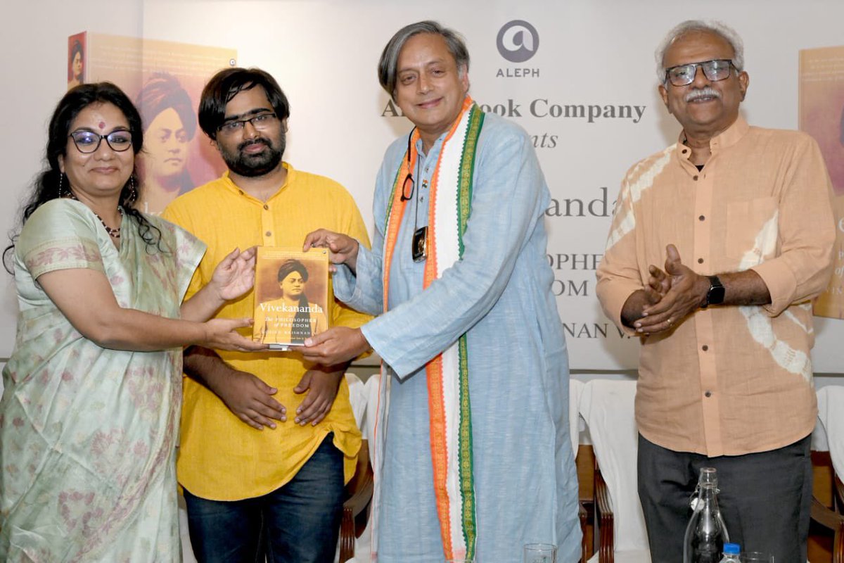 ShashiTharoor's tweet photo. The book is lucidly written, well researched and insightful. I recommend it strongly. @Govindjourno123 @AlephBookCo https://t.co/Ln4qZURCnX