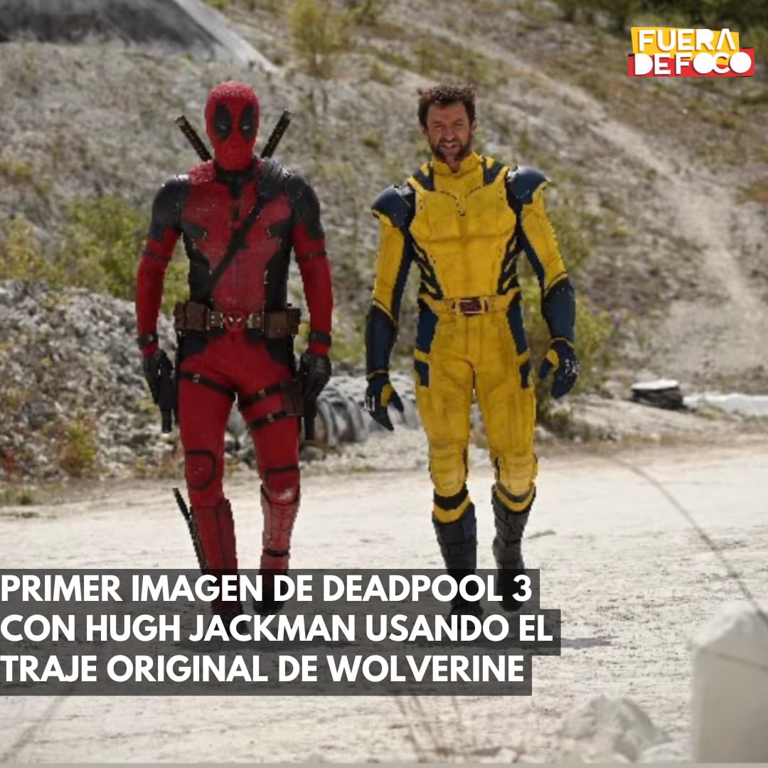 GabyMeza8's tweet photo. 💥 #RyanReynolds comparte el PRIMER VISTAZO oficial de #Deadpool3 del #UCM en el que vemos a #HughJackman usando el traje original de #Wolverine en los cómics https://t.co/km3Pm2DDAf