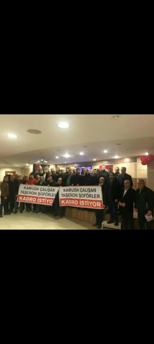 alican08341's tweet photo. TAŞERON ŞOFÖRLER Ölüme En Yakın VE Ucuza Çalışan
Kişilerdir.

Hakları Ödenemez

Kamuda Çalışan Taşeron Şoförlere Kadro Haktır.
ADALET
HAKKI HAKEDENE TESLİM ETMEKTİR Hakkımız olan kadromuzu istiyoruz.. 
@vedatbilgn @evkaf @farukozcelikgsb @Mahi_Nur @isikhanvedat BİZLER HERYERDEYİZ https://t.co/8SkqjSiYlm